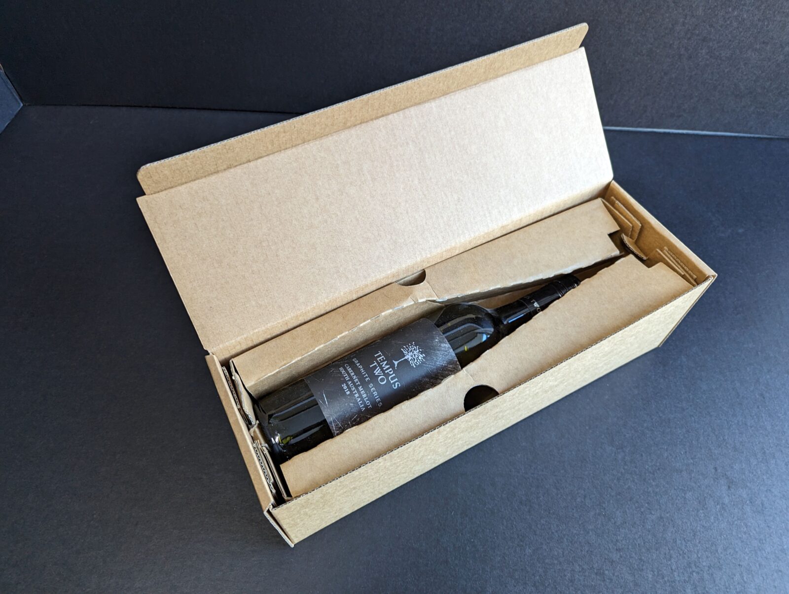 punted claret wine shipper