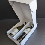 White 2 bottle mailer