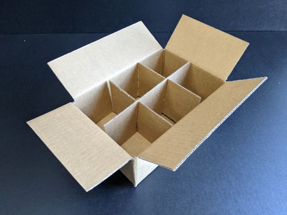 RSC Carton + 6 Jar Divider $2.50 ea / Set (Bundle 50)