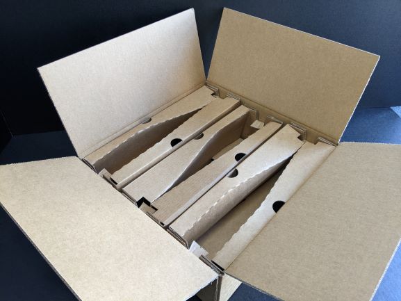 3 Bottle International Shipping box Brown Twin Cushion (bundle 20) with 3 Inserts