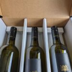 3 bottle laydown. bottle box