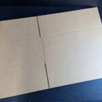 Flat cardboard boxes