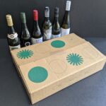 6 bottle shipper wiyh divider