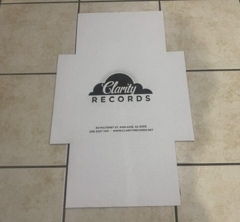 Vinyl Record shipper printed
