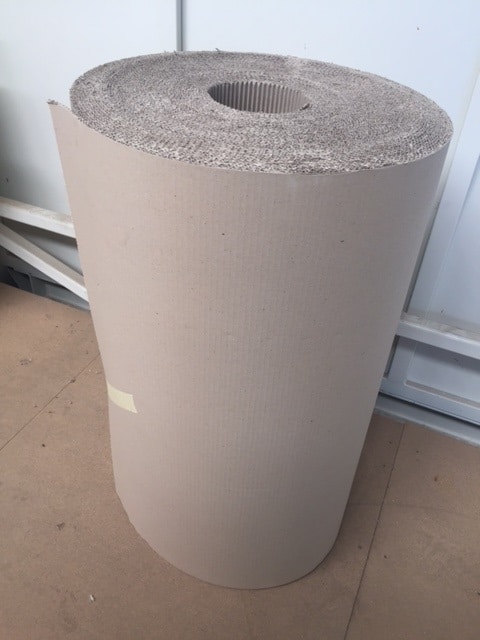 Corrugated cardboard roll Single face cardboard